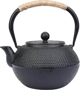 ابريق شاي من الحديد الزهر من لوك روزي، 40 اونصة1200 مل