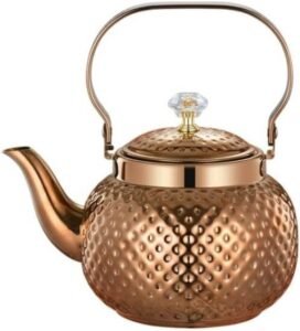 ابريق شاي من الستانلس ستيل الامن غذائيا (1.2 لتر)