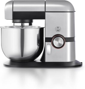 السيف خلاط كهربائي قائم بقدرة 1400 واط مع وعاء من الستانلس ستيل E02234 - احسن انواع العجانات الكهربائية