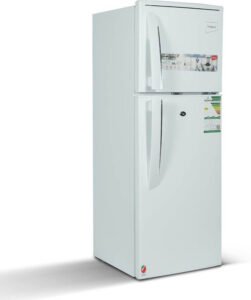 ثلاجة بباب مزدوج سعة 138 لتر 4.6 قدم مكعب من امبيكس فريزر