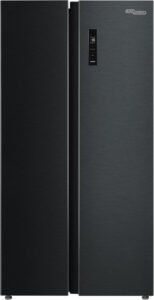 ثلاجة بسعة صافية 510 18 قدم مكعب ببابين مع تحكم رقمي وعرض درجة الحرارة من سوبر جنرال KSGR800SBS - افضل ثلاجة منزلية