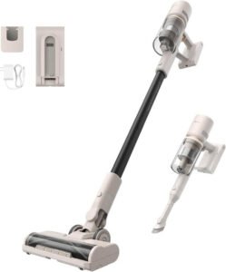 دريم مكنسة كهربائية عمودية لاسلكية U10 بقوة شفط 18000 باسكال، راس فرشاة دوار 180 درجة