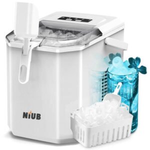 ماكينة صنع مكعبات الثلج ذاتية التنظيف من ان اي يو بي تقوم بتحضير 9 مكعبات ثلج في 6 دقائق
