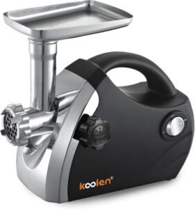 مفرمة لحم بقوة 1800 واط، بلون أسود من كولن - افضل فرامة لحم للبيت