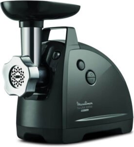 مفرمة لحم مولينكس مفرمة لحم HV8 Plus 4 في 1 | 2000 واط | أسود | ستانلس ستيل ME682827 (افضل فرامات اللحم)