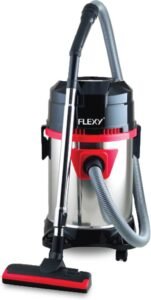 مكنسة كهربائية 3 في 1 من فليكسي للاستخدام الرطب والجاف والنفخ، طاقة قصوى 2400 واط، خزان ستانلس ستيل 28 لتر