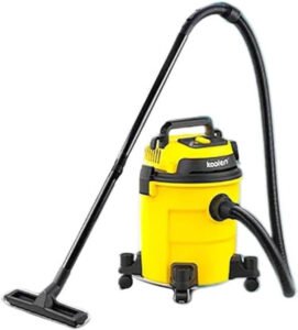 مكنسة كهربائية كولين أسطوانية للتنظيف الرطب والجاف سعة 20 لترًا وقوة 1600 واط، لون أصفر
